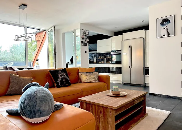 Luxus Maisonette-apartment - Werde Zum Koenig In Der Traumwelt Beerfelde Apartamento *